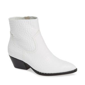 something navy sock booties